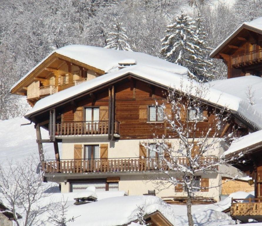 Ferienwohnung Le Grand Nant La Giettaz Exterior foto